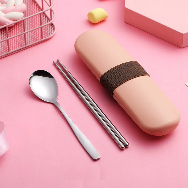 Stainless steel portable cutlery