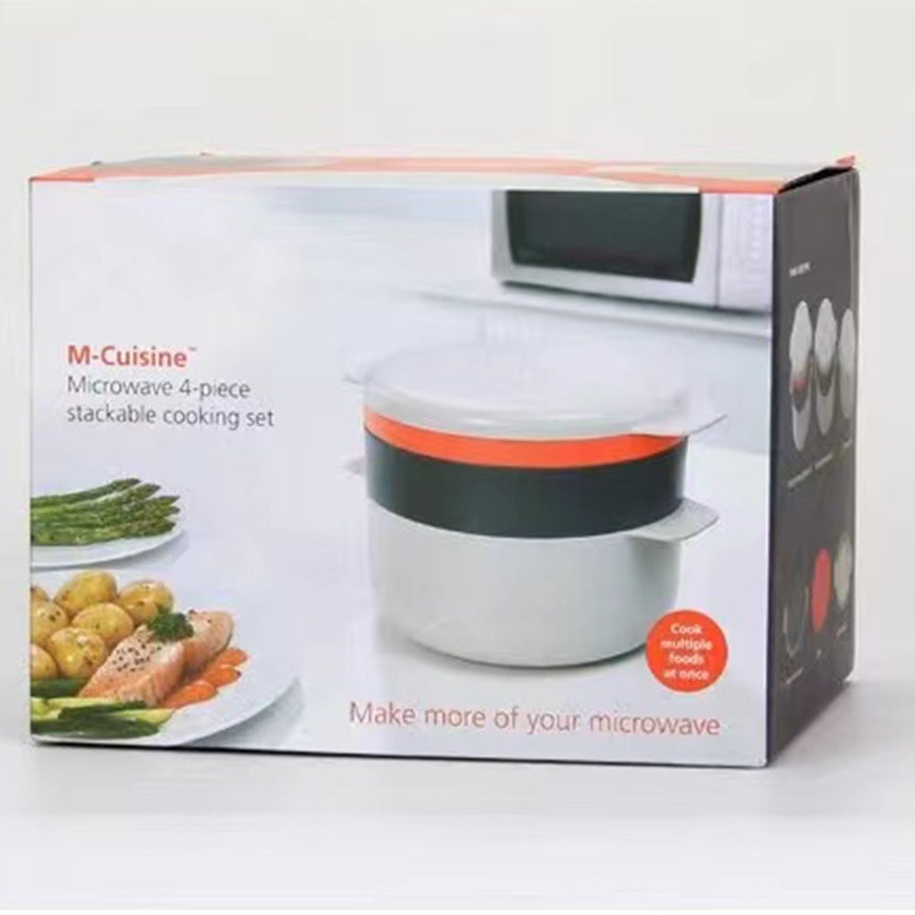  Microwave Oven Steaming Container