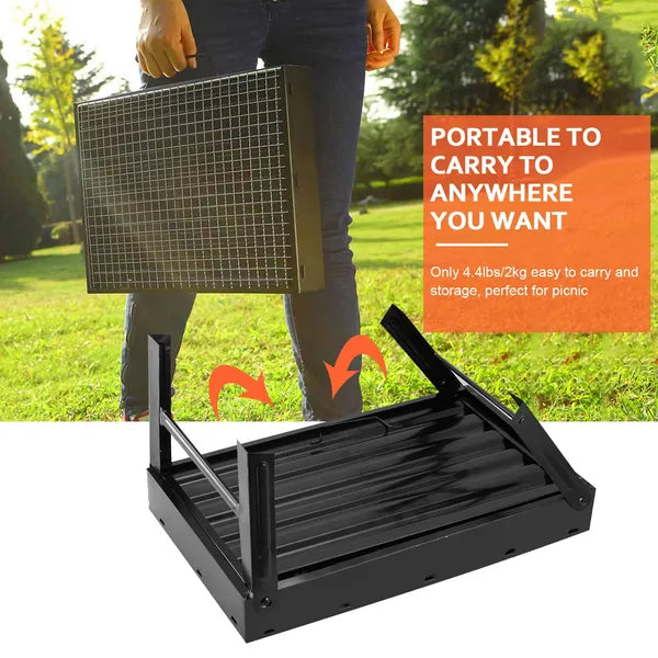 BBQ Charcoal Grill Grill Lightweight Smoker Grill For Camping Picnics