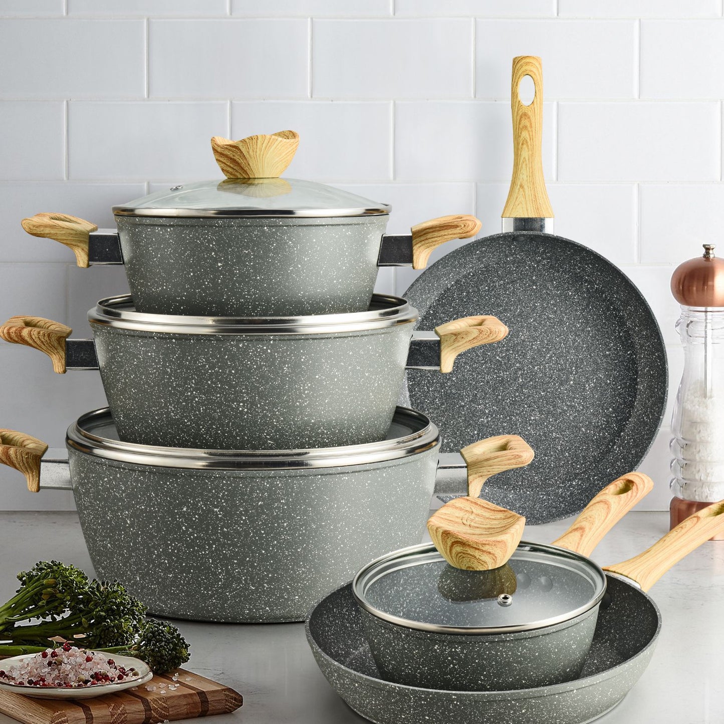 Marble Coating Cookware