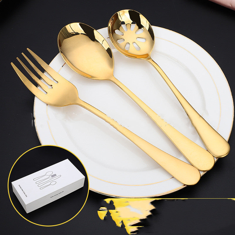 45 Piece Golden Western Cutlery Set full collection