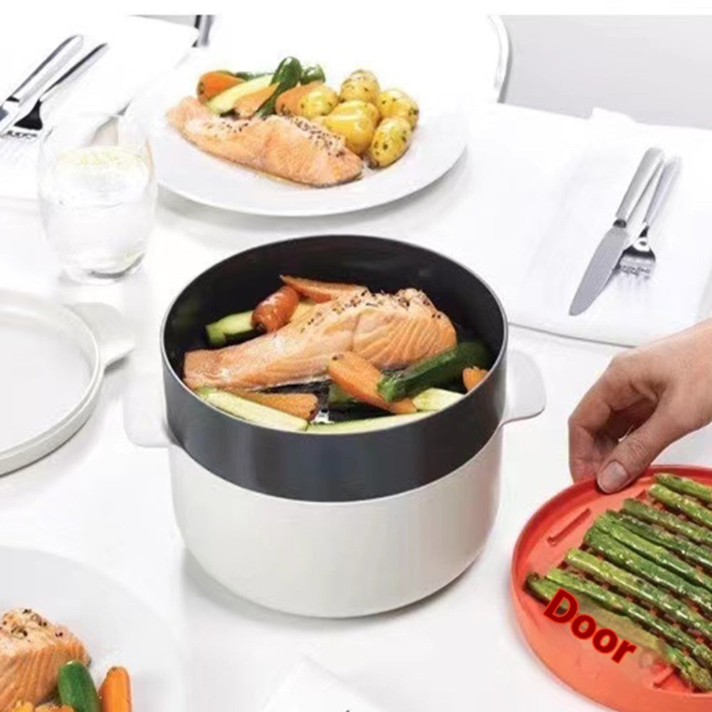  Microwave Oven Steaming Container