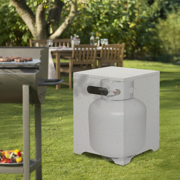 Marble Color Gas Storage Courtyard Table front view