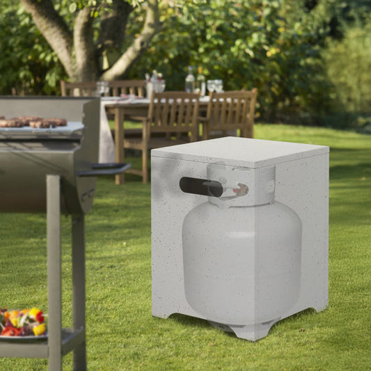 Marble Color Gas Storage Courtyard Table front view