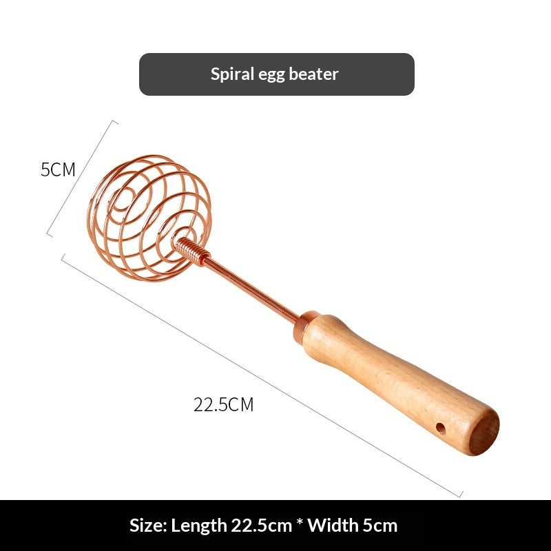 Kitchen Hand Crank Stainless Steel Mixer